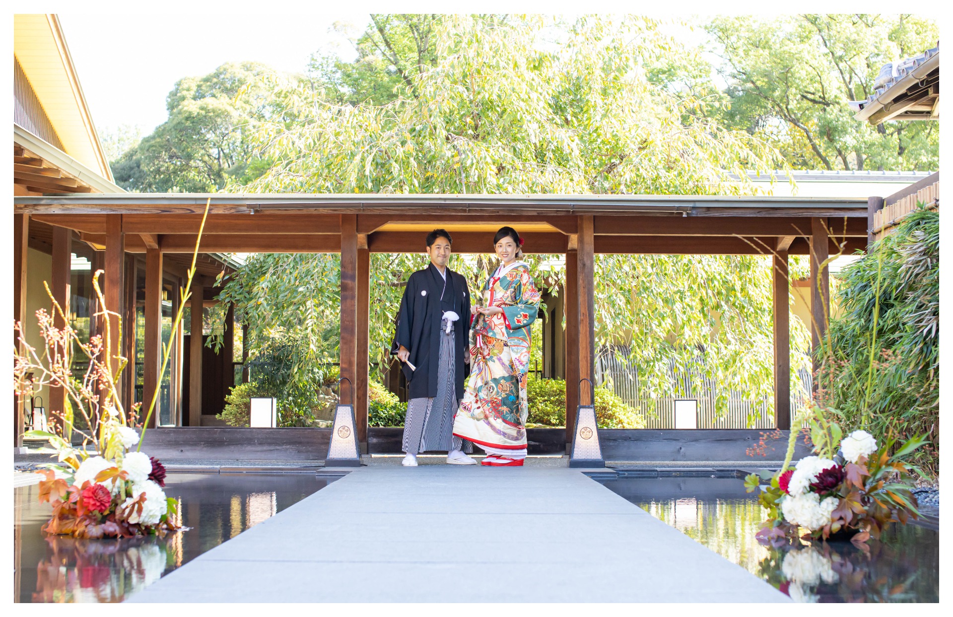 ウェディングレポート 名古屋 結婚式 和婚 ウェディング ガーデンレストラン徳川園